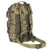 Military Tactical Backpacks Molle System Woodland Color multi-compartment and zippered closure pockets