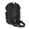 Military Tactical Backpacks Molle System Black Color multi-compartment and zippered closure pocket