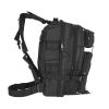 Military Tactical Backpacks Molle System Black Color multi-compartment and zippered closure pocket